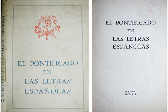 El Pontificado en las Letras Españolas. Presentación de José Luis …