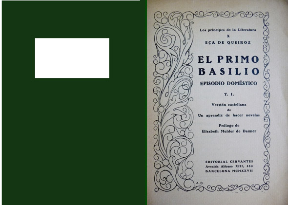 El primo Basilio. Episodio doméstico. Versión castellana de 'Un aprendiz …