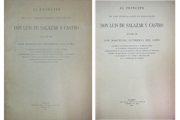 El príncipe de los genealogistas españoles: Don Luis de Salazar …