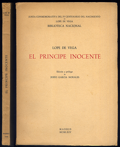 El Príncipe Inocente. Edición y prólogo de Justo García Morales.