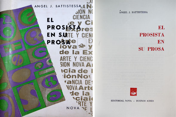 El prosista en su prosa.