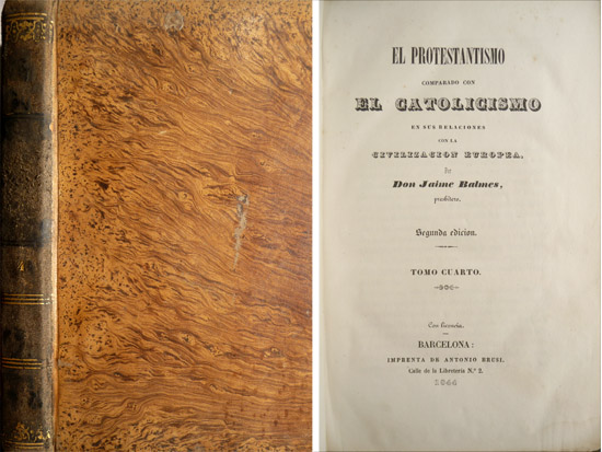El Protestantismo comparado con el Catolicismo en sus relaciones con …