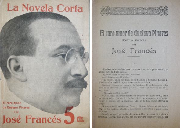 El raro amor de Gustavo Pinares. Novela.