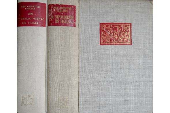 El Renacimiento en Italia. Traducción de Wenceslao Roces.