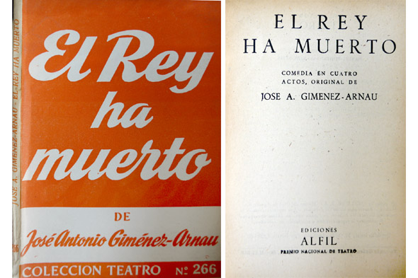 El Rey ha muerto. Comedia en cuatro actos.