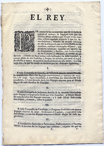 El Rey. Por quanto se ha reconocido, que de no …