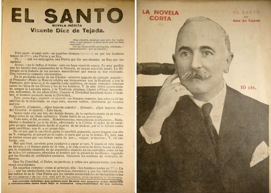 El Santo. Novela.