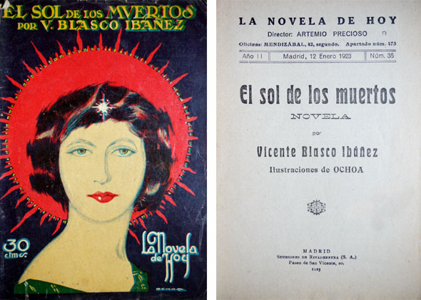 El sol de los muertos. Novela.