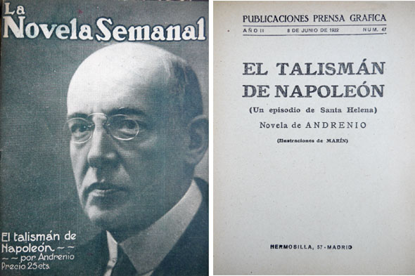 El talisman de Napoleón. Un episodio de Santa Elena. Novela.