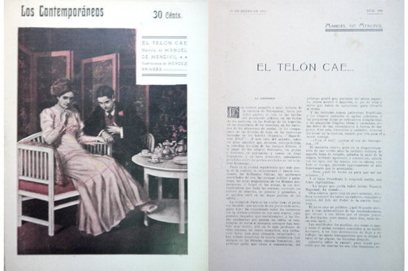 El telón cae. Novela.