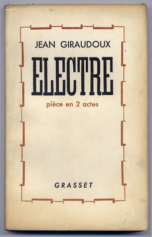 Electre. Pièce en deux actes.