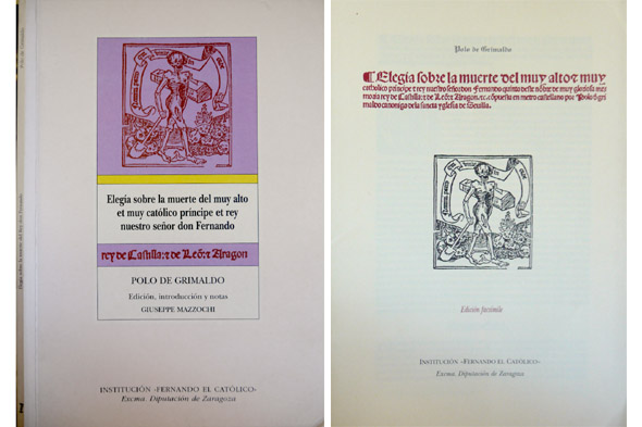 Elegía sobre la muerte del muy alto et muy catholico …