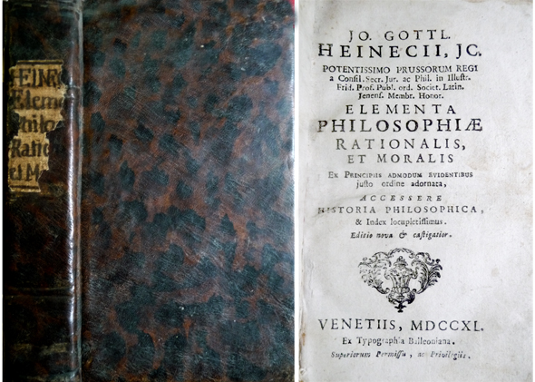 Elementa Philosophiae Rationalis et Moralis. Accessere Historia Philosophica.