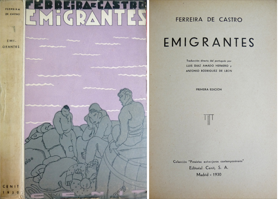 Emigrantes. Novela. Traducción directa del portugués por Luis Díaz Amado …
