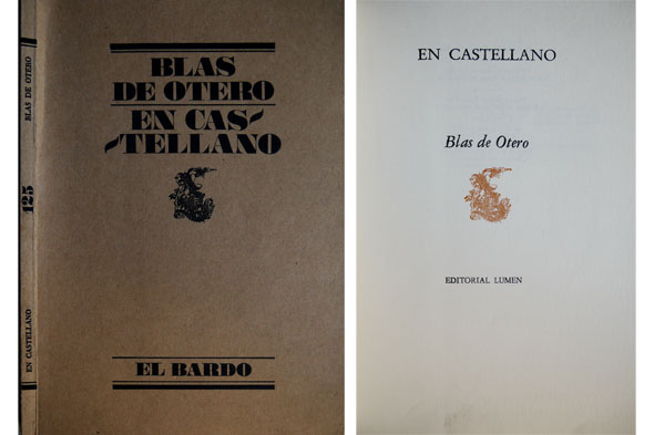 En Castellano. Poemas. Segunda edición.