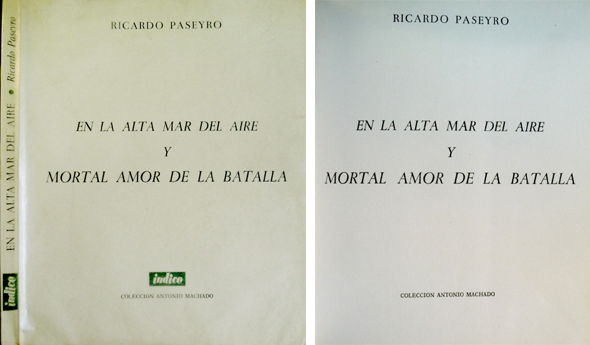 En la alta mar del aire y Mortal amor de …