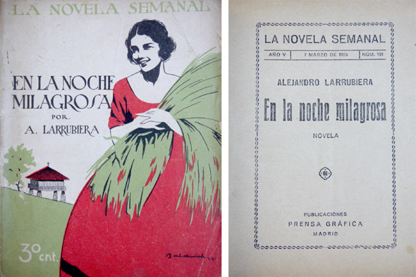 En la noche milagrosa. Novela.