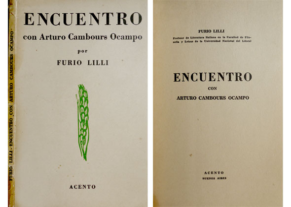 Encuentro con Arturo Cambours Ocampo.