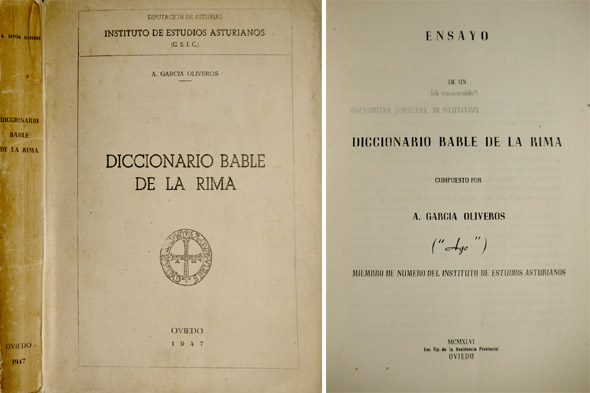 Ensayo de un Diccionario Bable de la Rima.