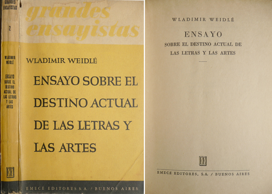 Ensayo sobre el destino actual de las letras y las …