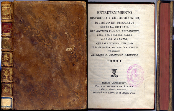 Entretenimiento histórico y chronológico, dividido en discursos sobre la historia …