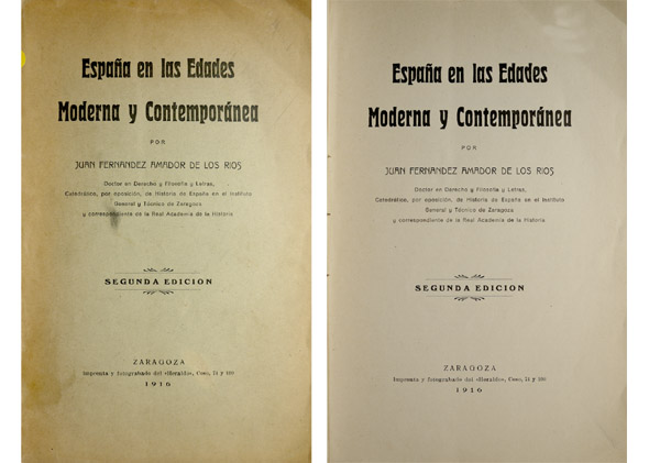 España en las Edades Moderna y Contemporánea. Por., Catedrático, por …