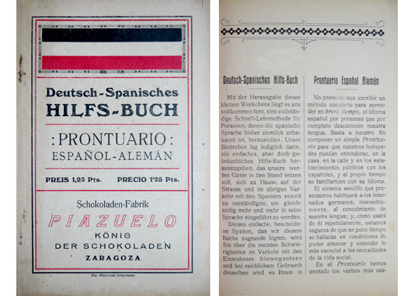 Español-Alemán. Deutsch-Spanisches Hilfs-Buch.