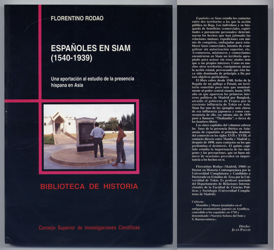 Españoles en Siam (1540 - 1939). Una aportación al estudio …