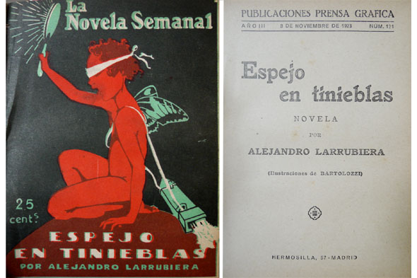 Espejo en tinieblas. Novela.