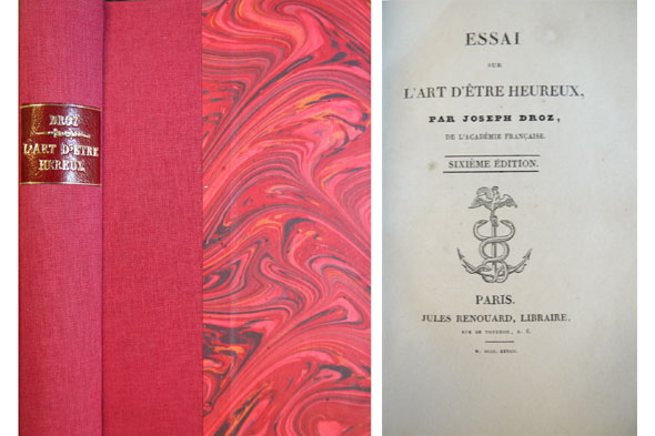 Essai sur l'art d'être heureux.