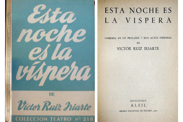 Esta noche es la víspera. Comedia en un prólogo y …