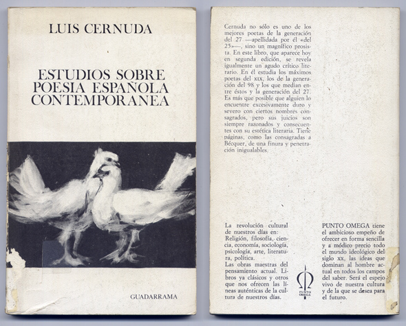 Estudios sobre Poesía Española Contemporánea.