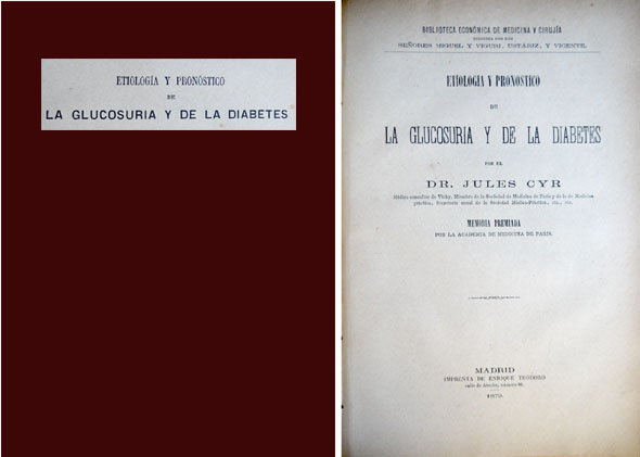 Etiología y pronóstico de la Glucosuria y de la Diabetes.