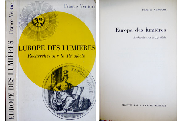 Europe des Lumières. Recherches sur le 18ème. siècle.