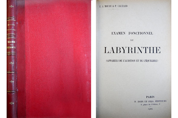 Examen fonctionnel du Labyrinthe. Appareils de l'Audition et de l'Equilibre.