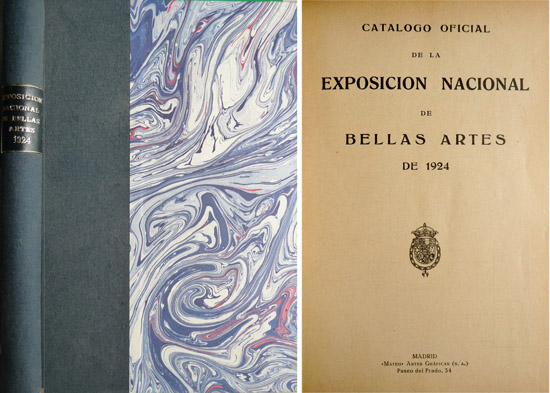 Exposición Nacional de Bellas Artes de 1924. Catálogo Oficial. Palacio …