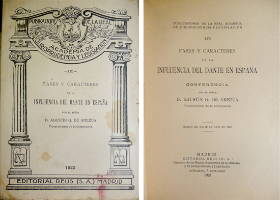 Fases y caracteres de la influencia del Dante en España.