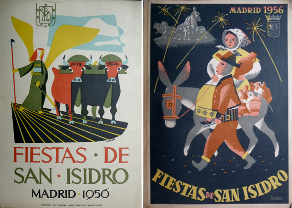 Fiestas de San Isidro. 1956. Programa Oficial de Festejos.