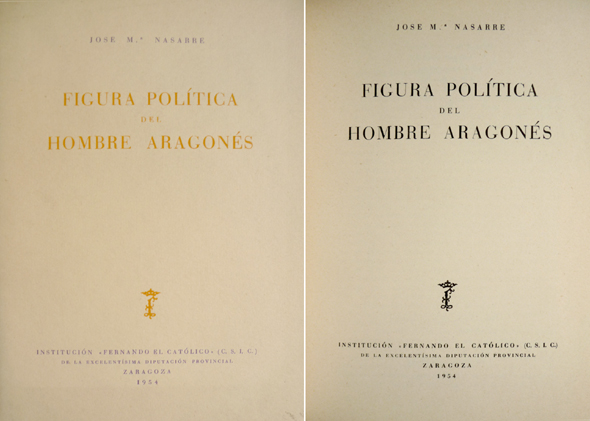 Figura política del hombre aragonés.