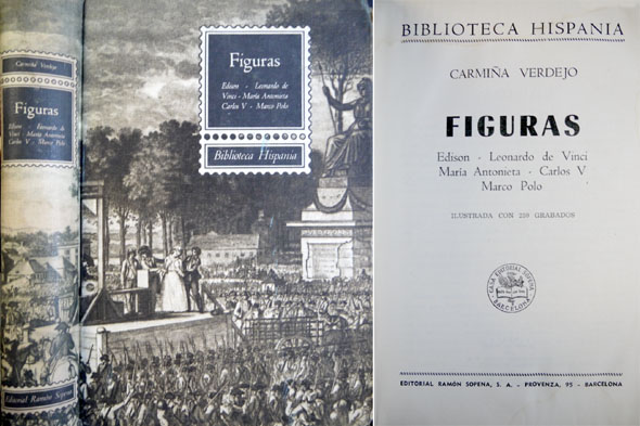 Figuras. (Edison, Leonardo da Vinci, Maria Antonieta, Carlos V, Marco …