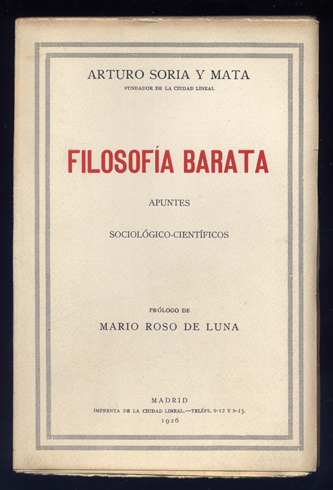 Filosofía Barata. Apuntes sociológico-científicos. [Artículos publicados en la revista "La …