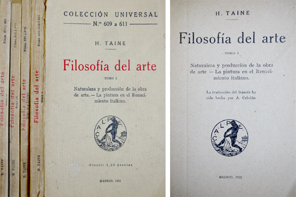 Filosofía del Arte. I: Naturaleza y producción de la obra …