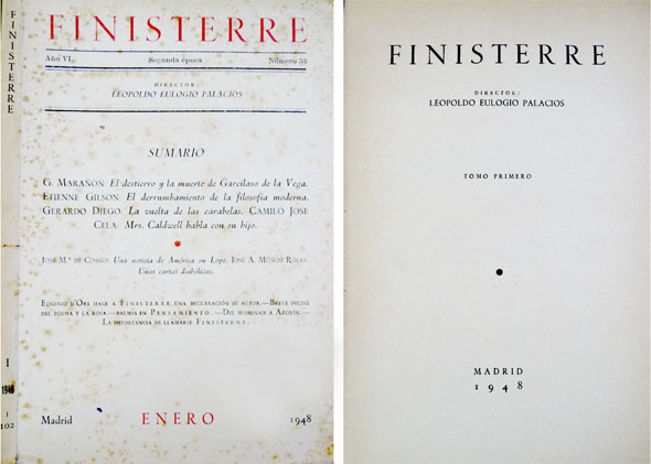 Finisterre. Revista mensual . Año VI, Segunda época, Número 33. …