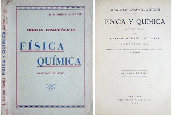 Física y Química. Séptimo Curso. Plan 1938.