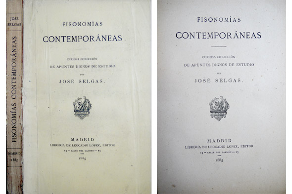 Fisonomías Contemporáneas. Curiosa colección de apuntes dignos de estudio.