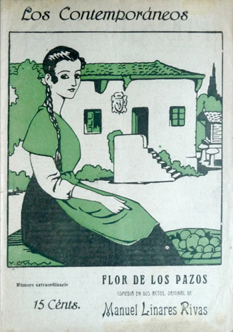 Flor de los Pazos. Comedia en dos actos.