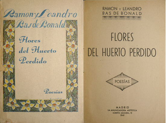 Flores del huerto perdido. Poesías.