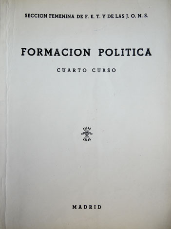 Formación Política. Cuarto Curso.