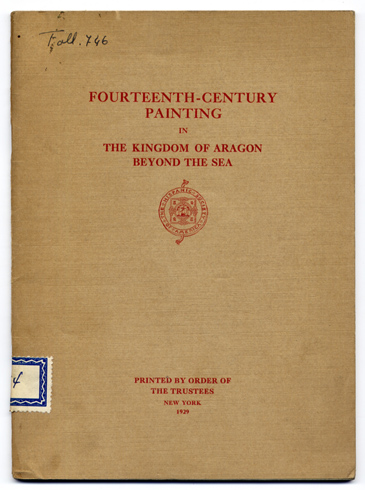 Fourteenth-Century Painting in the Kingdom of Aragon beyond the Sea.