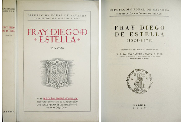 Fray Diego de Estella (1524-1578). Apuntes para una biografía crítica.